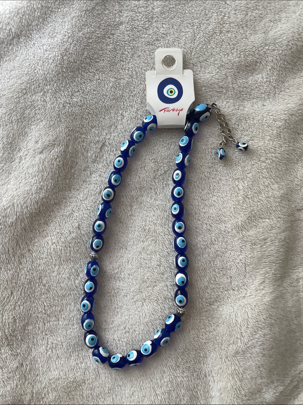 Handmade evil eye bead decor